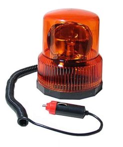 Rotacijska svetilka oranžna 12V